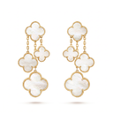 Magic Alhambra Pearl Clover 4 Motifs Earrings