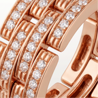 Maillon Five Row Full-Paved Ring