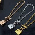 Mini Birkin Chaine Bracelet Gold Silver Lock Design High Quality