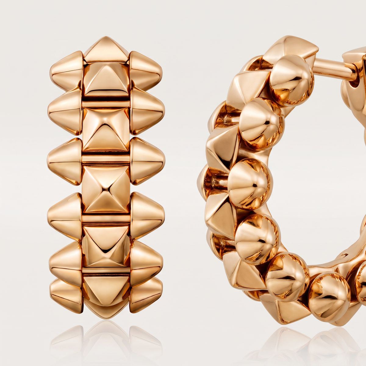 Mini Clash De Hoop Earrings