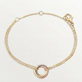Mini Trinity Double-Chain Bracelet