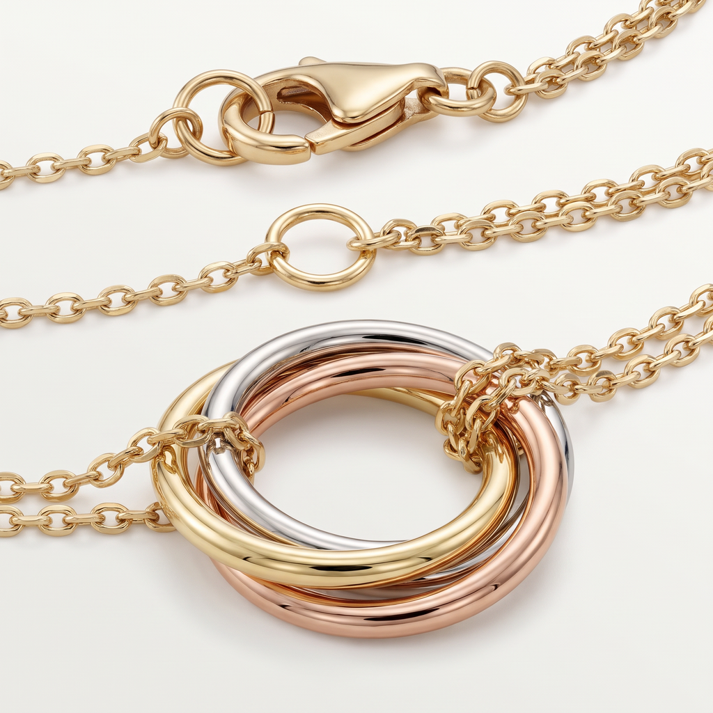 Mini Trinity Double-Chain Bracelet