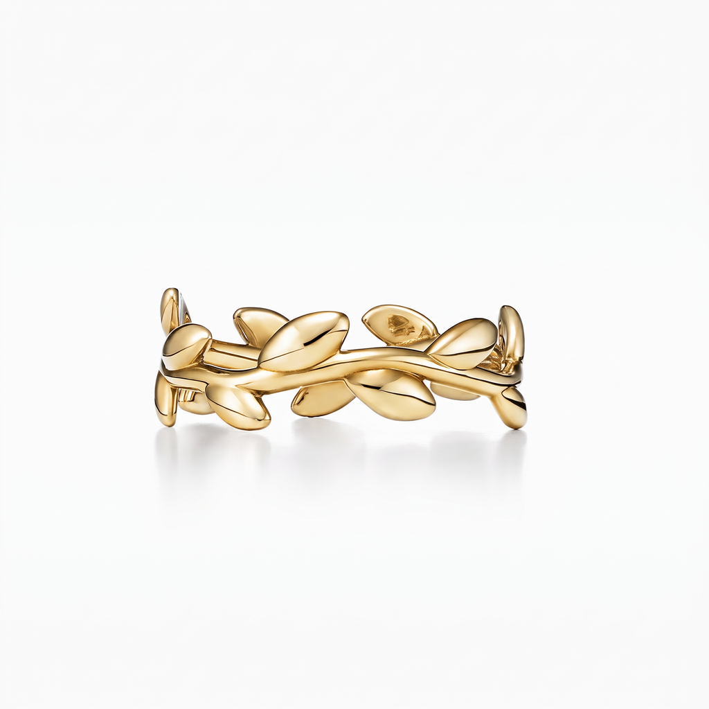 Olive Leaf Band Ring