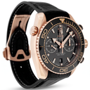 OM Seamaster Planet Ocean Chronograph Sedna Gold Mens Watch