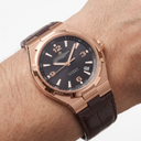 Overseas 47040 Black Dial Rose Gold Automatic Men's Watch
