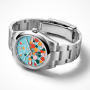 Oyster M124300 Perpetual Celebration Dial Steel Men's Watch
