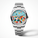 Oyster M124300 Perpetual Celebration Dial Steel Men's Watch
