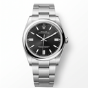Oyster Perpetual 126000 Black Dial And Smooth Bezel Automatic Watch