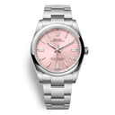 Oyster Perpetual 126000 Pink Dial And Smooth Bezel Automatic Watch