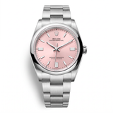 Oyster Perpetual 126000 Pink Dial And Smooth Bezel Automatic Watch