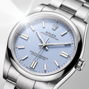 Oyster Perpetual M276200 Purple Dial And Smooth Bezel Watch