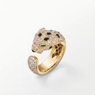 Panthère De Full Pavé Ring