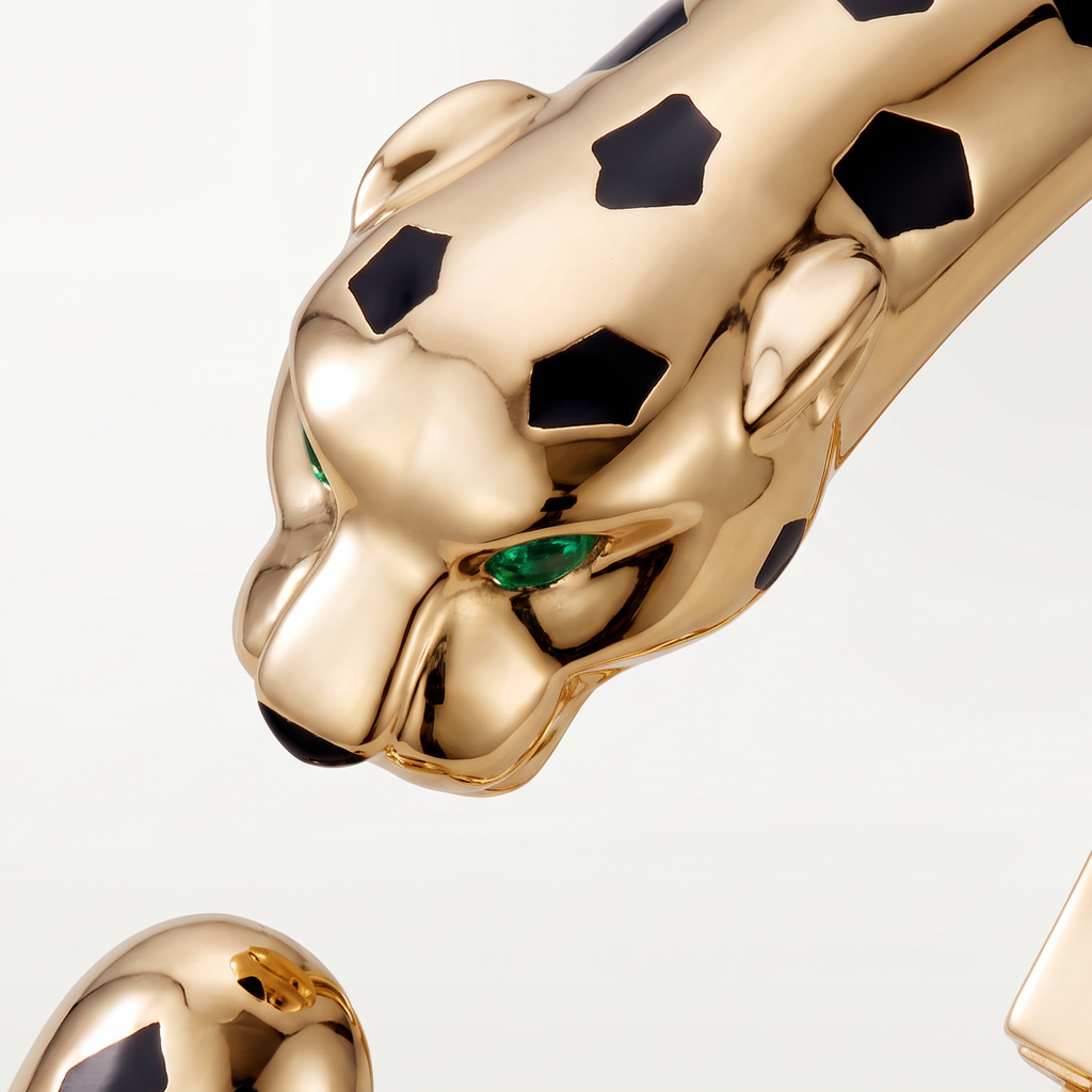 Panthère Head Medium Cuff Bracelet