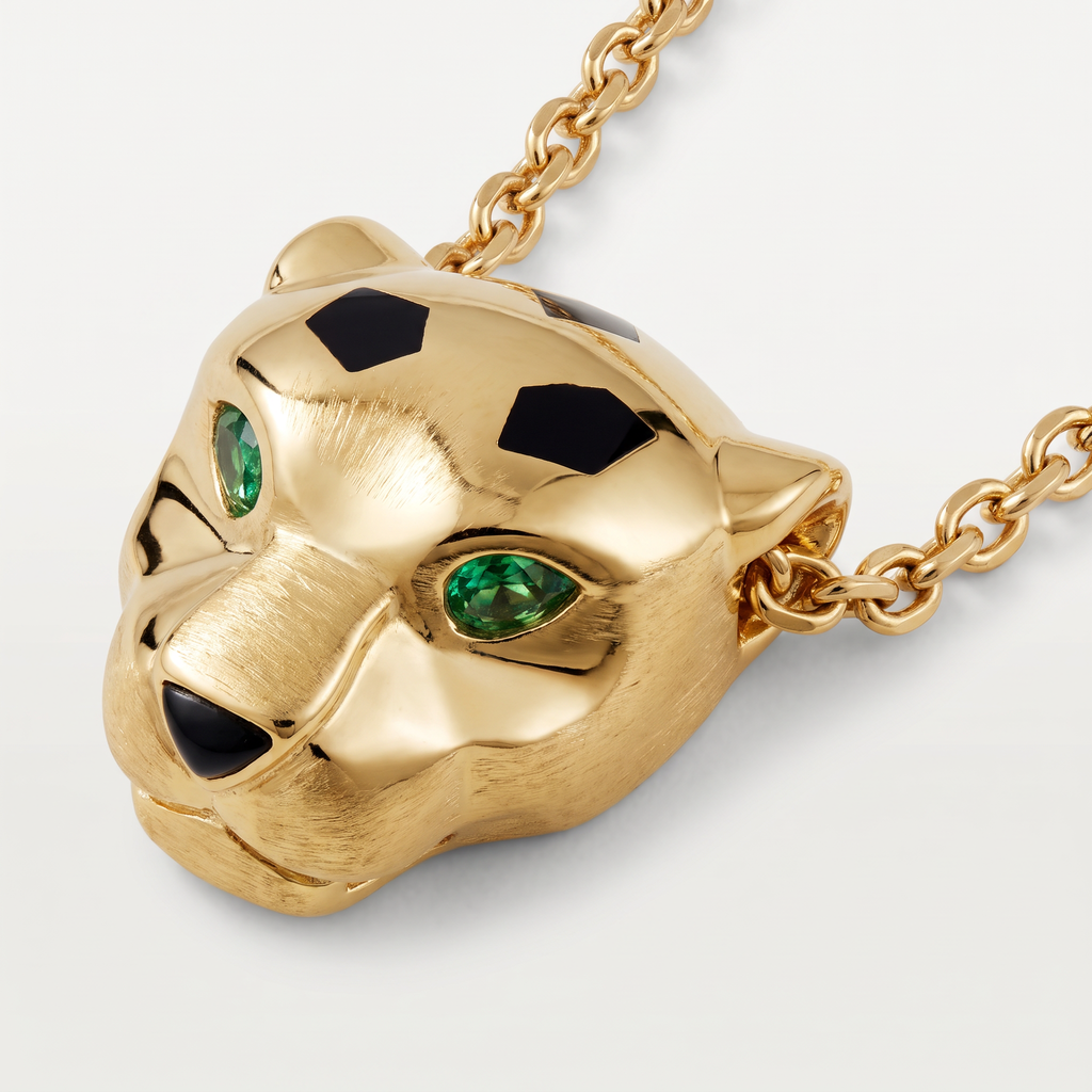 Panthère Head De Pendant Necklace