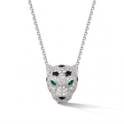 Panthère Paved Head De Pendant Necklace