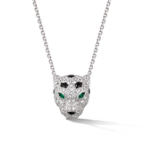 Panthère Paved Head De Pendant Necklace