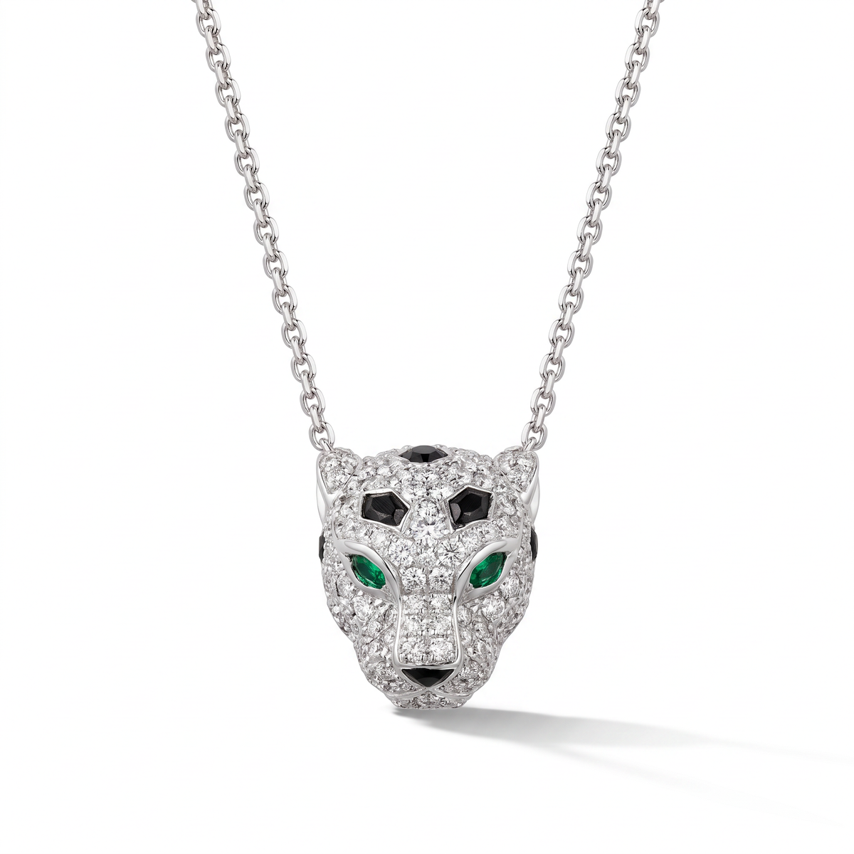 Panthère Paved Head De Pendant Necklace