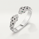 Panthère Two Heads Paved Medium Cuff