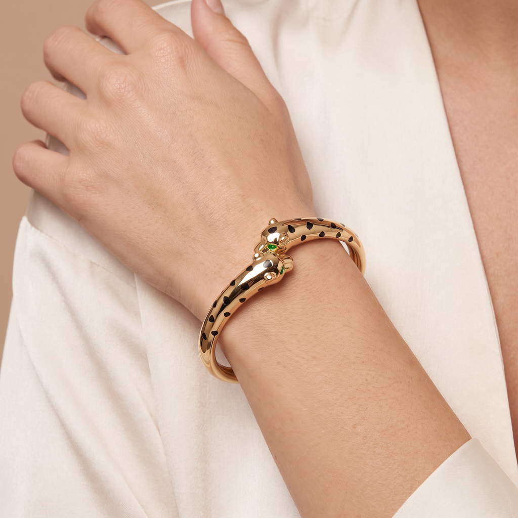 Panthère Two-Heads Small Cuff