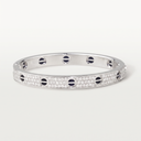 Pavé Ceramic Love Bracelet