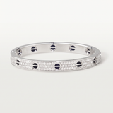 Pavé Ceramic Love Bracelet