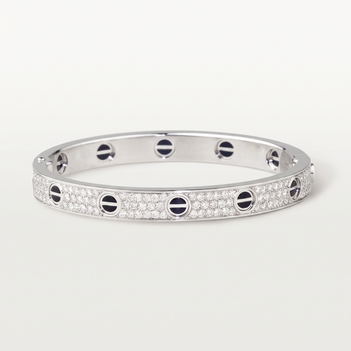 Pavé Ceramic Love Bracelet