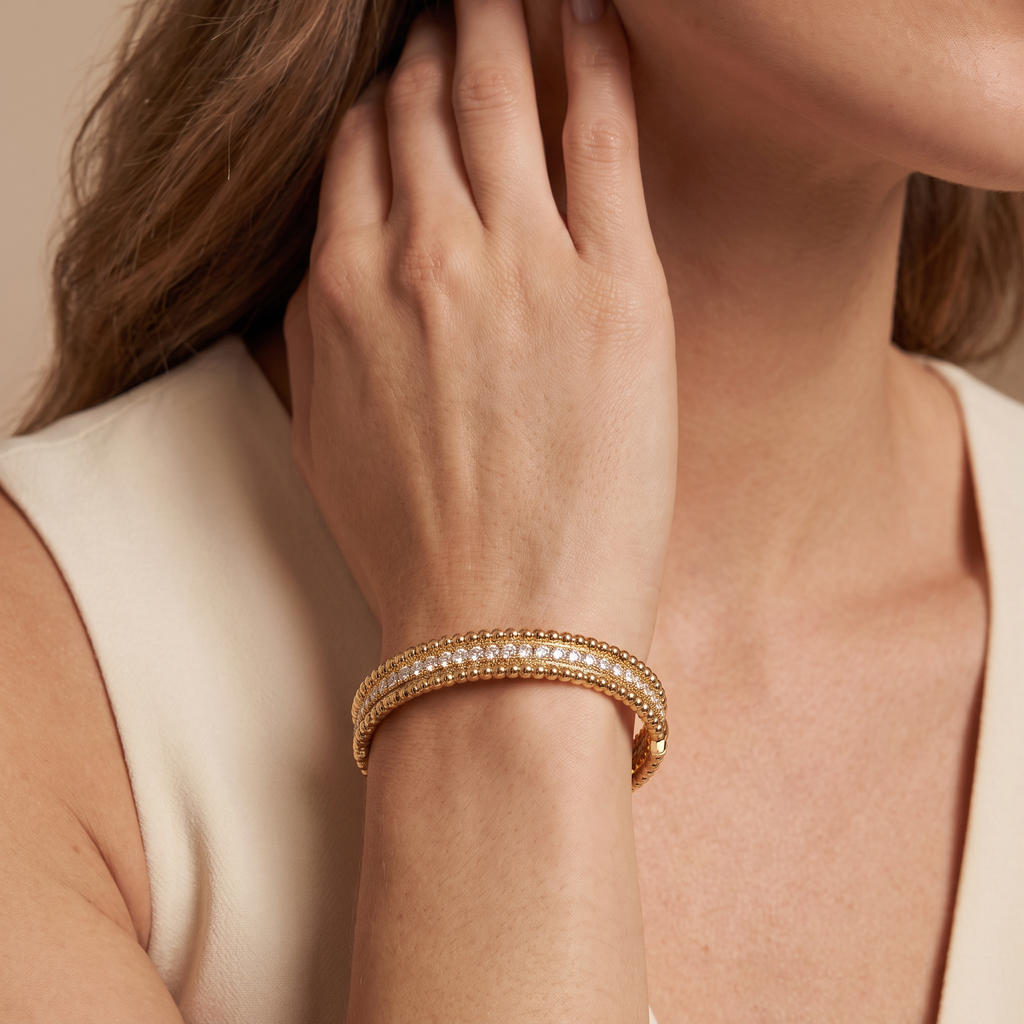 Perlée 3 Beaded Rows Bracelet