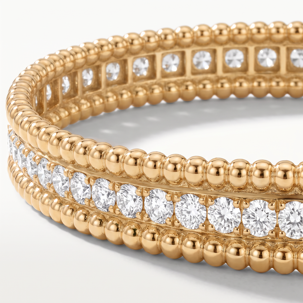 Perlée 3 Beaded Rows Bracelet