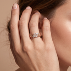 Perlée 3 Row Beaded Ring