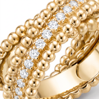 Perlée Crossover Ring