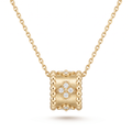 Perlée Diamonds Clovers Pendant Necklace