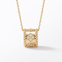 Perlée Diamonds Clovers Pendant Necklace