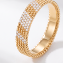 Perlée Beaded Diamonds 5 Rows Bracelet