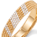 Perlée Beaded Diamonds 5 Rows Bracelet