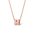 Pop H Enamel Color Necklace