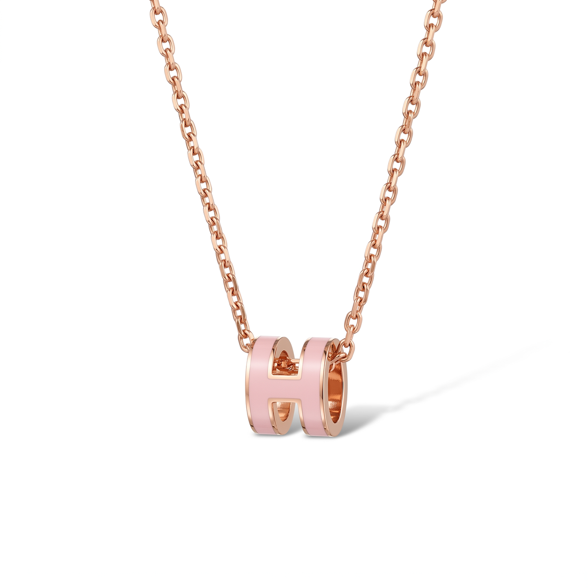 Pop H Enamel Color Necklace