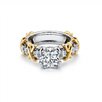 Schlumberger Solitaire Sixteen Stone Ring