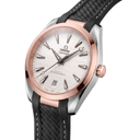 Seamaster 150M White Dial Rose Tone Bezel Automatic Men's Watch