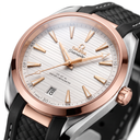 Seamaster 150M White Dial Rose Tone Bezel Automatic Men's Watch
