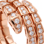 Serpenti Coiled Full-pavé Double Row Ring
