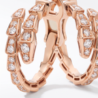 Serpenti Coiled Full-pavé Earrings