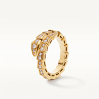 Serpenti Coiled Full-pavé Ring