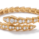 Serpenti Coiled Full-pavé Viper Bracelet