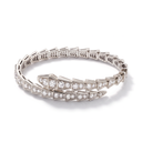 Serpenti Coiled Full-pavé Viper Bracelet