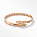 Serpenti Coiled Half-pavé Viper Bracelet