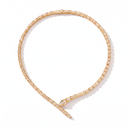 Serpenti Full-Pavé Wrap Necklace