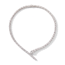 Serpenti Full-Pavé Wrap Necklace