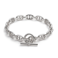 Silver Chaine Lock Bracelet