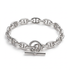 Silver Chaine Lock Bracelet