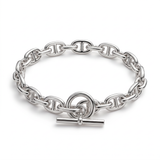 Silver Chaine Lock Bracelet